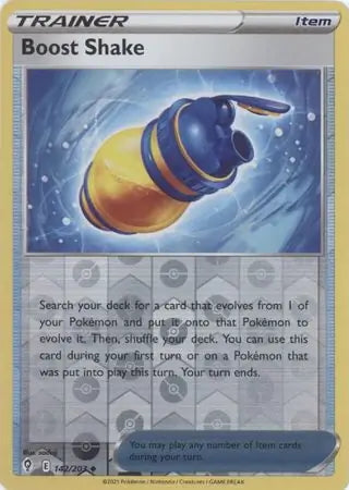 Evolving Skies Boost Shake #142/203 reverse holo